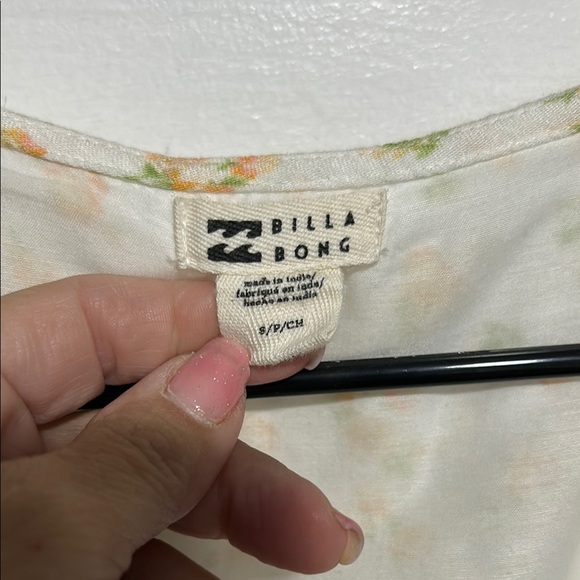 Billabong Floral Dress with Tie Waist - Picture 2 of 7